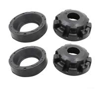 Front Upper and Lower Spring Isolators Kit for Grand Cherokee (1999-2004, 4.0L/4.7L) - OEM Replacement 52088257AB, 4-Piece Set, Rubber Suspen