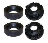 Front Upper & Lower Coil Spring Isolators Kit fits for Grand Cherokee WJ/WG 1999-2004 Replace 52088257 52088401，K160040 K160041