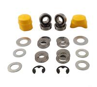 Front Wheel Bearing Kit for Ride-On Mower, Compatible with M123811 AM127304 M143338 9040H 532009040 532124959 Tractor