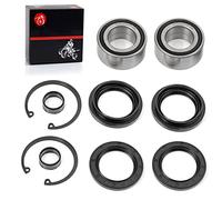 Front Wheel Bearings & Seals Compatible with Honda Foreman 400 TRX400FW Foreman 450 TRX450 S/ES/FE/FM Foreman 500 Rubicon 500 TRX500 Rincon 650 TRX650 Rincon 680 TRX680 1995-2014