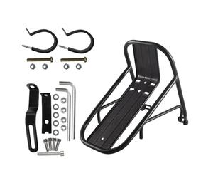 Front Wheel Carrier for Bicycle, Bicycle Pannier Rack, Non-Slip Multi-Purpose Pannier Rack, Rustproof Bicycle Front Carrier, Thickened Pannier Rack for Bicycle Baskets, Luggage Tours