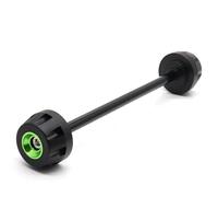 Front Wheel Fork Axle Slider Cap Crash Protector For Kawasaki Z650 Z750 Z800 Z900 Z1000 ZX6R ZX636 ZX-10R engine(Green)