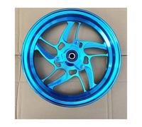 Front Wheel Rim Universal 10 * 2.15J Motorcycle Wind Fire Wheels-type Modify 70mm Hole Front Wheel Rims(Blue)
