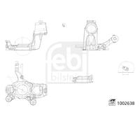 STEERING KNUCKLE WHEEL SUSPENSION 1002638 FOR SKODA VW GOLF/VI/Convertible 2.0L