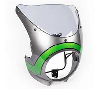 Front Wind Deflector Motorcycle Front Headlight Fairing Windscreen Windshield Retro Headlamp Wind Deflector For For Z900RS SE 2018-2025 Motorbike Windshield(Color 8)