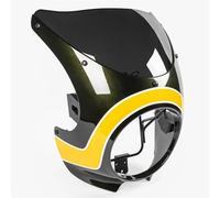 Front Wind Deflector Motorcycle Front Headlight Fairing Windscreen Windshield Retro Headlamp Wind Deflector For For Z900RS SE 2018-2025 Motorbike Windshield(Color 15)