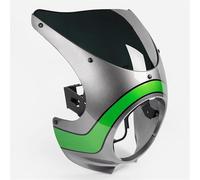 Front Wind Deflector Motorcycle Front Headlight Fairing Windscreen Windshield Retro Headlamp Wind Deflector For For Z900RS SE 2018-2025 Motorbike Windshield(Color 9)