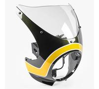 Front Wind Deflector Motorcycle Front Headlight Fairing Windscreen Windshield Retro Headlamp Wind Deflector For For Z900RS SE 2018-2025 Motorbike Windshield(Color 13)