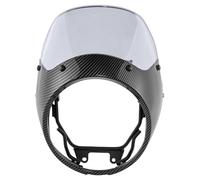 Front Wind Deflector Motorcycle Headlamp Windshield Cowl Cover Mask Windscreen Protection Headlight Fairing For GB 350 S 2023 2024 Motorbike Windshield(Color 1)