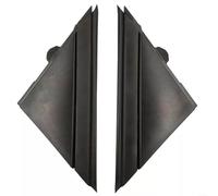 Front Window A-pillar Triangle Cover ABS Matte Black OEM 1SJ85KX7AA 1SD00KX7AA Seamless Fit For FIAT 500 2012-2019 Scratch Protection For Easy DIY Installation Stylish Upgrade Set Of 2
