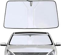 Front Window Sunshades for Nissan X-Trail 2021-2023, Car Windscreen Sun Shade Easy to Fold and Store Interior Accessories,Silver