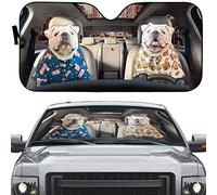 Front Window Sunshades Keep Cooler Car Window Covers Block Uv Rays Front Windshield Sun Shade Universal For Summer Suv Truck Bulldog Cute Pup In Cool Shirts City Sight Drive L