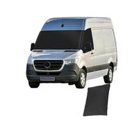 Front Windscreen Cover Fit for Mercedes Sprinter 2019-2024, 600D Blackout Waterproof Car Windshield Cover, Frost Protection Weatherproof Curtain Camping Vehicle Accessory