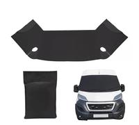 Front Windscreen Cover for Fiat DUCATO 06+, 600D Oxford Cloth Windshield Coating, Dust Waterproof Ultra-Thick Motorhome Window Screen Cover, Black Out Blind, Sun Frost Heat Protection