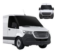Front Windscreen Cover for Mercedes Sprinter 2019-2023, 600D Oxford Cloth Windshield Coating, Dust Waterproof Ultra-Thick Motorhome Window Screen Cover, Black Out Blind, Sun Frost Heat Protection