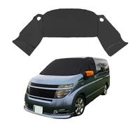 Front Windscreen Cover for Nissan Elgrand E51, 600D Oxford Cloth Windshield Coating, Dust Waterproof Ultra-Thick Motorhome Window Screen Cover, Black Out Blind, Sun Frost Heat Protection