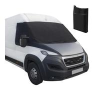 Front Windscreen Cover for VW Crafter 2006-2018, 600D Oxford Cloth Windshield Coating, Dust Waterproof Ultra-Thick Motorhome Window Screen Cover, Black Out Blind, Sun Frost Heat Protection