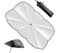 Front Windscreen Sun Shade, Windscreen Sun Visor, Car Umbrella Sun Protection UV Block, Foldable Vehicle Baby Accessories for Car Saloons, SUVS