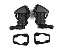 Front Windscreen Washer Nozzles for Jeep for Grand for Cherokee 11-17 - Wiper Water Spray Jet Replacement 68260443AA Black Plastic Set