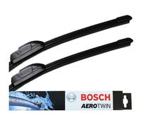 Front Windscreen Wiper Blade Set to fit Nissan Pulsar 2014 Onward BOSCH AEROTWIN