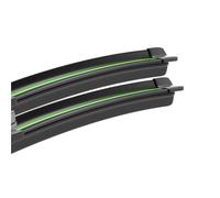 Front Windscreen Wipers Fit For VW Transporter Multivan T4 T5 T6 T7 1990-2023 Front Windshield Wiper Blades 2x 2007 2014 2015(Black-Green,T5 (2007-2013))