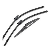 Front Windscreen Wipers For Captur Kaptur 2016-2019 Front & Rear Wiper Blades Windshield Windscreen Window Brushes 26"+16"+12"