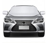 Front Windscreen Wrap Cover, For Audi Q4 e-tron 2021-2025 Magnetic installation, padded and thickened, Windshield Cover with Side Mirror Cover