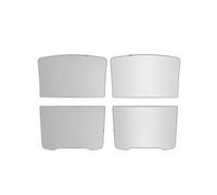 Front Windshield Shade Car Cloth Buckle Sunshade Sun Roof Visor Front Rear Sunroof Skylight Interior Accessories For Tesla For Model Y For Juniper 2025 Skylight Sunshade(Primary Color)