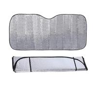 Front Windshield Sun Shade - Foldable | Heat Insulation Visor | UV Blocking Aluminum Foil, Universal Fit Design, Compact Folding Storage, Car SUV Truck Outdoor Parking Road Trip Protection
