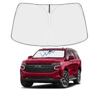 Front Windshield Sun Shade Foldable Sunshade Protector Custom Fit 2021 Chevrolet Tahoe Z71, Premier, High Country, RST, LT, LS Accessories 2021 Upgrade