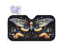 Front Windshield Sun Shade Magic Fancy Butterfly Flower Car Window Covers S