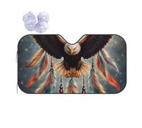 Front Windshield Sunshade Boho Totem Native American Bird Car Window S