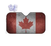 Front Windshield Sunshade Canada Flag Rock Windscreen Sunshade Heat Protection Protection Shield Car Sun Shade For Fit Various Sizes Suv Year-Round Use S