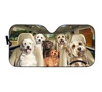 Front Windshield Sunshade Labradoodle Sun Shade Heat Protection Protection Shield Foldable Windscreen Sunshade For Suv Year-Round Use Universal S