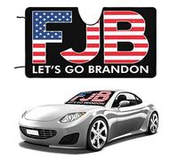 Front Windshield Sunshade Made In Usa Fuck Joe Biden Let'S Go Brandon Sun Shade Uv Ray Blocker Windshield Sun Shade Car Front Window Cover For Year-Round Use Keep Interior Cool Suv S
