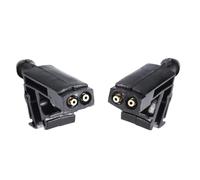 Front Windshield Washer Compatible with Peugeot for Partner 1996-2009 for 406 1995-2008 605 1989-1999 2Pcs Car Front Wiper Washer Jets Nozzle Spray Liquid Hood