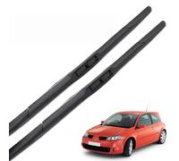 Front Windshield Wiper Blades for Renault Megane 2 2002-2006 24"+18", Repellent Rubber OEM Quality Replacement Wipers Car Front Windscreen Brushes