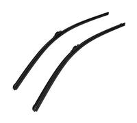 Front Windshield Wiper Blades Premium Aerodynamic Smear Free Wiping Slim Design Easy Install For Mercedes C300 C63 AMG E350 CLS550 24 Inch 2 Pack ABS Rubber Steel