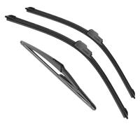Front Wiper Blade For N&issan For X-Trail T32 For Rogue 2 2014-2020 26"+17"+12" Car Wiper Blades Front Rear Soft Rubber Windscreen(3 wipers)