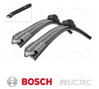 Bosch Wiper Blade Aerotwin A012S, Length: 500mm/360mm - Set of Front Wiper Blades - Only for Left-Hand Drive (EU)