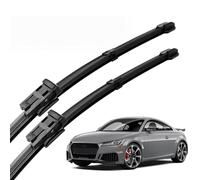 Front Wiper Blade Set for Audi TT MK3 2014-2023 24"+21", All-Season Rain-Repellent Windscreen Wipers Rubber OEM Quality Clear Vision in Heavy Rain