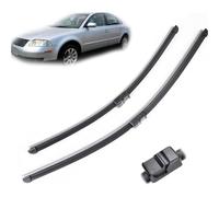 Front Wiper Blade Set, for B5.5 2002 2003 2004 2005 Windscreen Blades All-Seasons Durable and Resistant Quick Installation Clean the windshield