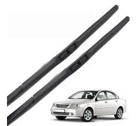 Front Wiper Blade Set for Lacetti 2005-2011 22"+19", All-Season Rain-Repellent Windscreen Wipers Rubber OEM Quality Clear Vision in Heavy Rain