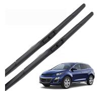 Front Wiper Blade Set for Mazda CX7 CX-7 2006-2013 26"+17", All-Season Rain-Repellent Windscreen Wipers Rubber OEM Quality Clear Vision in Heavy Rain