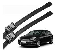 Front Wiper Blade Set for Opel Astra H 2004-2009 22"+18", All-Season Rain-Repellent Windscreen Wipers Rubber OEM Quality Clear Vision in Heavy Rain