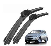 Front Wiper Blade Set for Ssangyong Kyron 2005-2011 22"+19", All-Season Rain-Repellent Windscreen Wipers Rubber OEM Quality Clear Vision in Heavy Rain