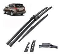 Front Wiper Blade Set, for Veracruz IX55 2006-2012 Windscreen Blades All-Seasons Durable and Resistant Quick Installation Clean the windshield