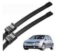 Front Wiper Blade Set for VW Golf 5 2003-2005 24"+19", All-Season Rain-Repellent Windscreen Wipers Rubber OEM Quality Clear Vision in Heavy Rain