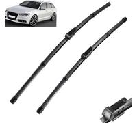 Front Wiper Blades for Audi A6 C7 2012-2017 - Kit of High Performance, Superior Road Visibility, Easy Installation Flat Blades - Set of 2 Wiper Blades
