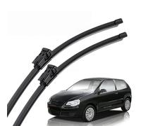 Front Wiper Blades for VW Polo 4 9N3 2006-2009 21''+19'', Windscreen Wiper Set OEM Quality, Natural Rubber Water Repellent Smooth & Streak-Free